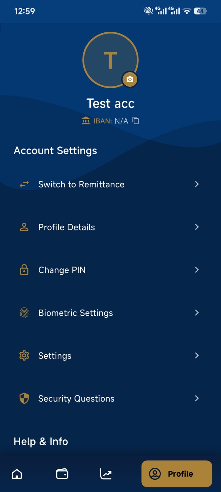 Step 2 account deletion screen
